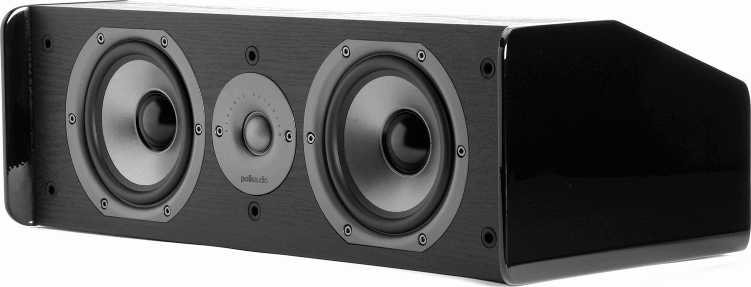 Polk Audio Tsi Cs Way Center Channel Speaker Black