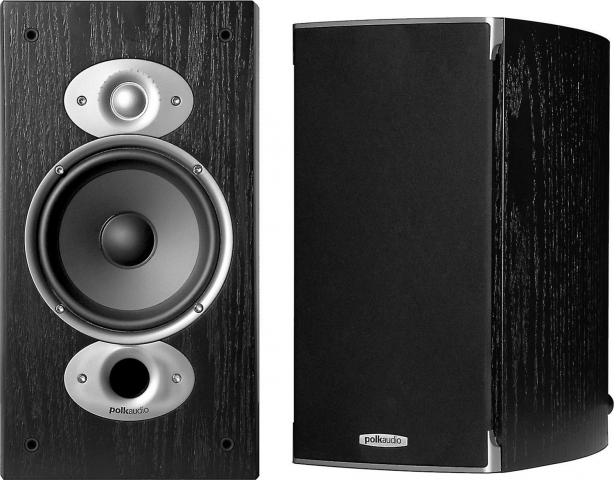 POLK AUDIO RTiA3 6.5" 2-Way Bookshelf Speaker Black Pair