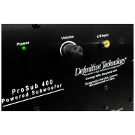 DEFINITIVE TECHNOLOGY ProSub 400 AMP DETAIL