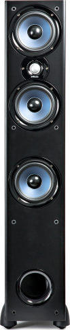 POLK AUDIO T600 EACH 5.25" 2-Way Floor-Standing Speaker Black 