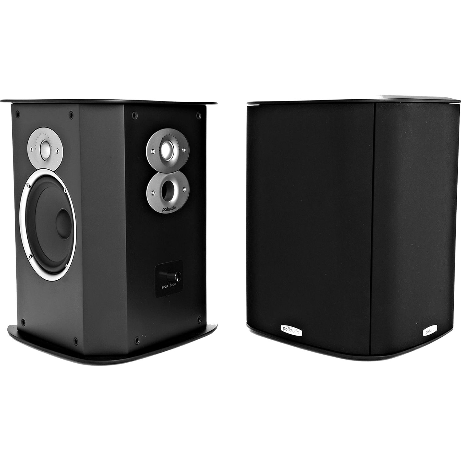 POLK AUDIO FXi A6 Bipole Surround Loudspeaker Black Pair | Accessories4less