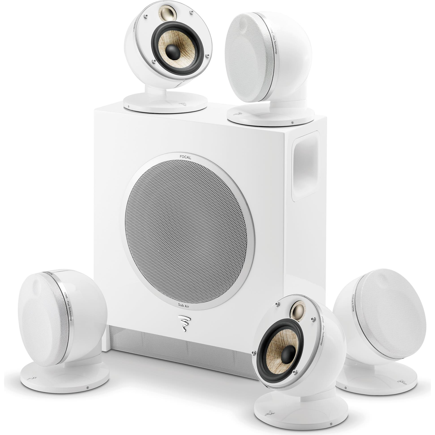 heuvel insluiten gesponsord FOCAL Dome Flax 5.1 Home Cinema System White | Accessories4less