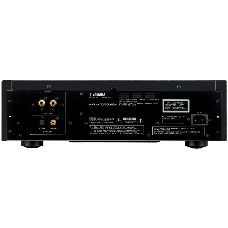 YAMAHA CD-S1000 BACK