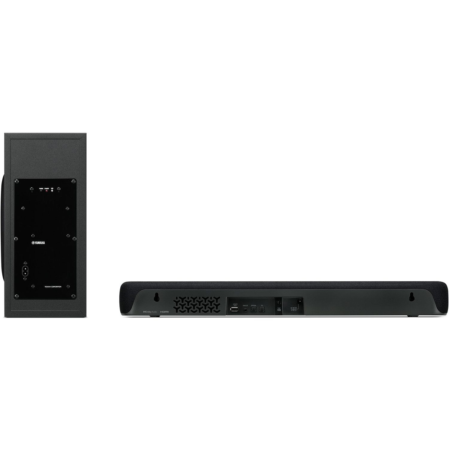 YAMAHA SR-C30A Compact Sound Bar Accessories4less Black Subwoofer | BT w/ Wireless 