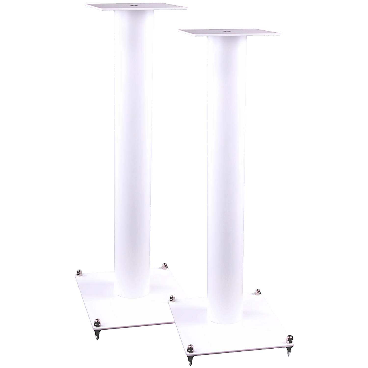 Neuken Verlichting chrysant KEF GFS-124 Pair Speakers Stands White | Accessories4less
