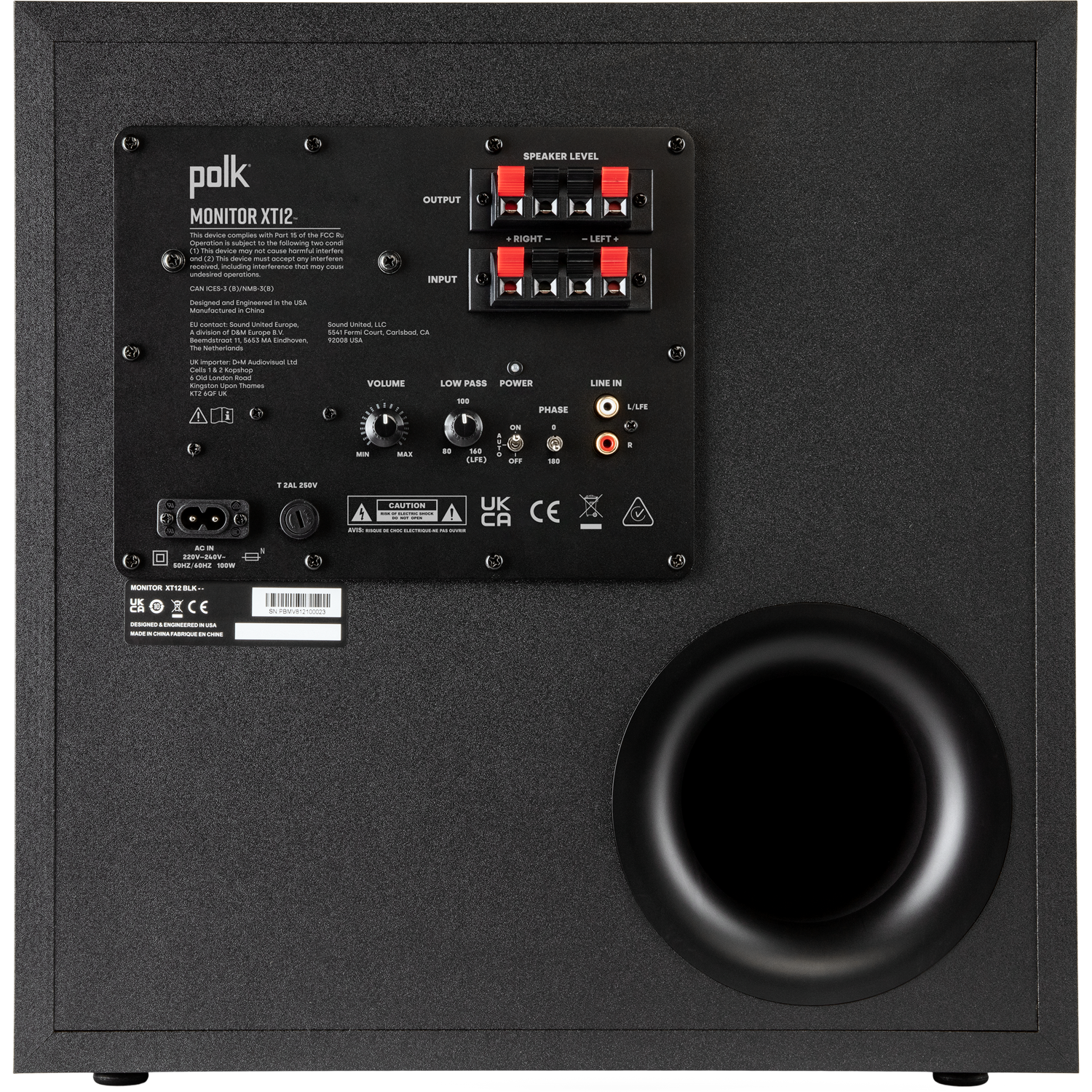 POLK AUDIO  Monitor XT12 