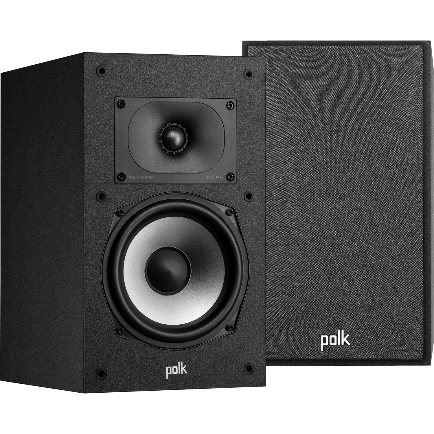 POLK AUDIO NEW Monitor XT20 PAIR 6.5" Bookshelf Speakers Black