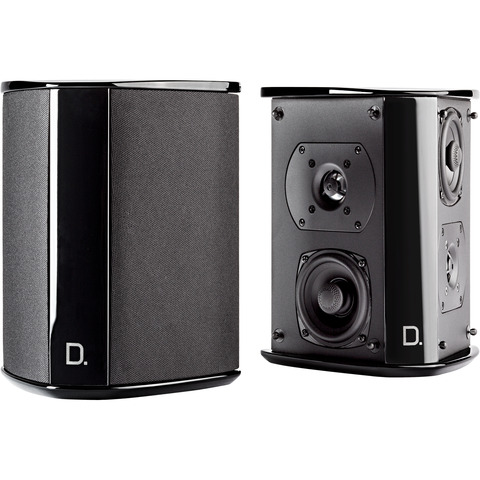 DEFINITIVE TECHNOLOGY SR9040 PAIR 3.5" 2-Way Surround Speaker Black 