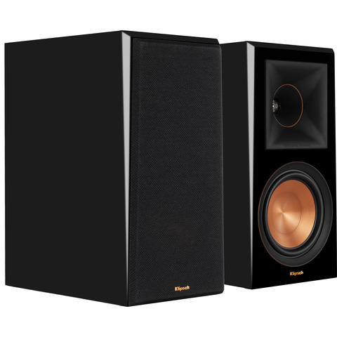 KLIPSCH RP-600-M PAIR 6.5" 2-Way Bookshelf Speakers Piano Black