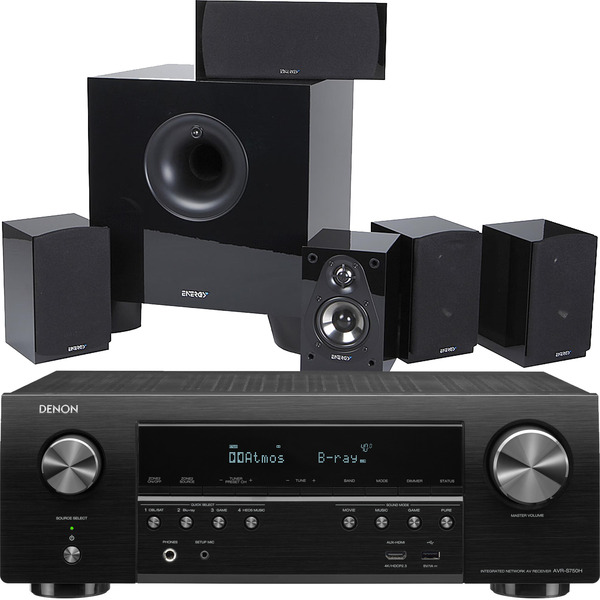Denon AVR-S750H + Klipsch Reference Theater Pack - Conjunto Home