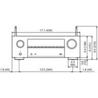 DENON  AVR-X1800H 