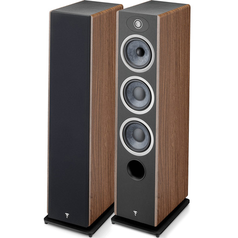 FOCAL Vestia No3 PAIR 6.5" 3-Way Floor-Standing Speakers Dark Wood