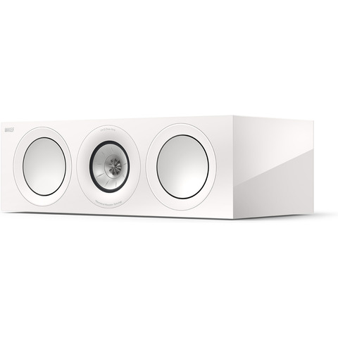 KEF NEW R6 META EACH 6.5" 3-Way Center Channel Speaker White Gloss