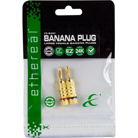 ETHEREAL CS-BAN1 PAIR Entry Level Banana Plugs