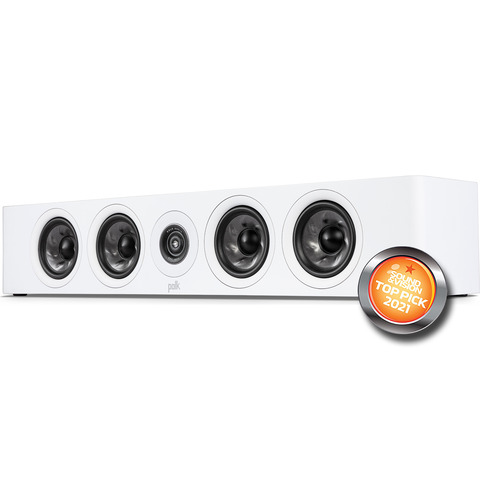 POLK AUDIO Reserve R350 Slim 4" Center Channel Speaker  White Each