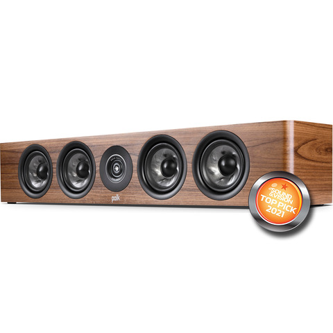 POLK AUDIO Reserve R350 EACH Slim 4" Center Channel Speaker Brown