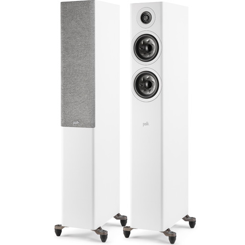 POLK AUDIO NEW Reserve R500 PAIR 5.25" 2-Way Floor-Standing Speaker White