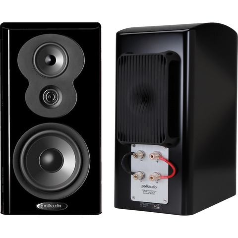 POLK AUDIO LSiM703 PAIR 6.5" 3-Way Bookshelf Speaker Midnight