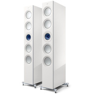 KEF Reference 5 PAIR 5" 3-Way Floor-Standing Speakers Blue Ice White Cosmetic Imperfection