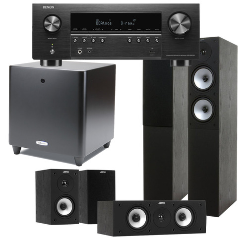 DENON AVR-X970H w/ Jamo S626 HCS Speaker Package & Polk Audio DSW550 Subwoofer